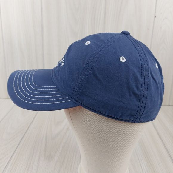 Saint Marten Hat Cap Adult Blue Strap Back Adjustable Island Travel Ahead Dad - Picture 4 of 6